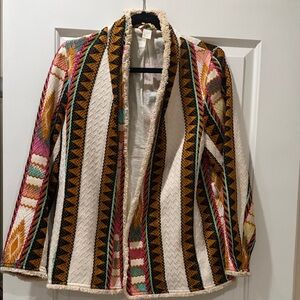 Anthropologie Multicolor Patterned Blazer